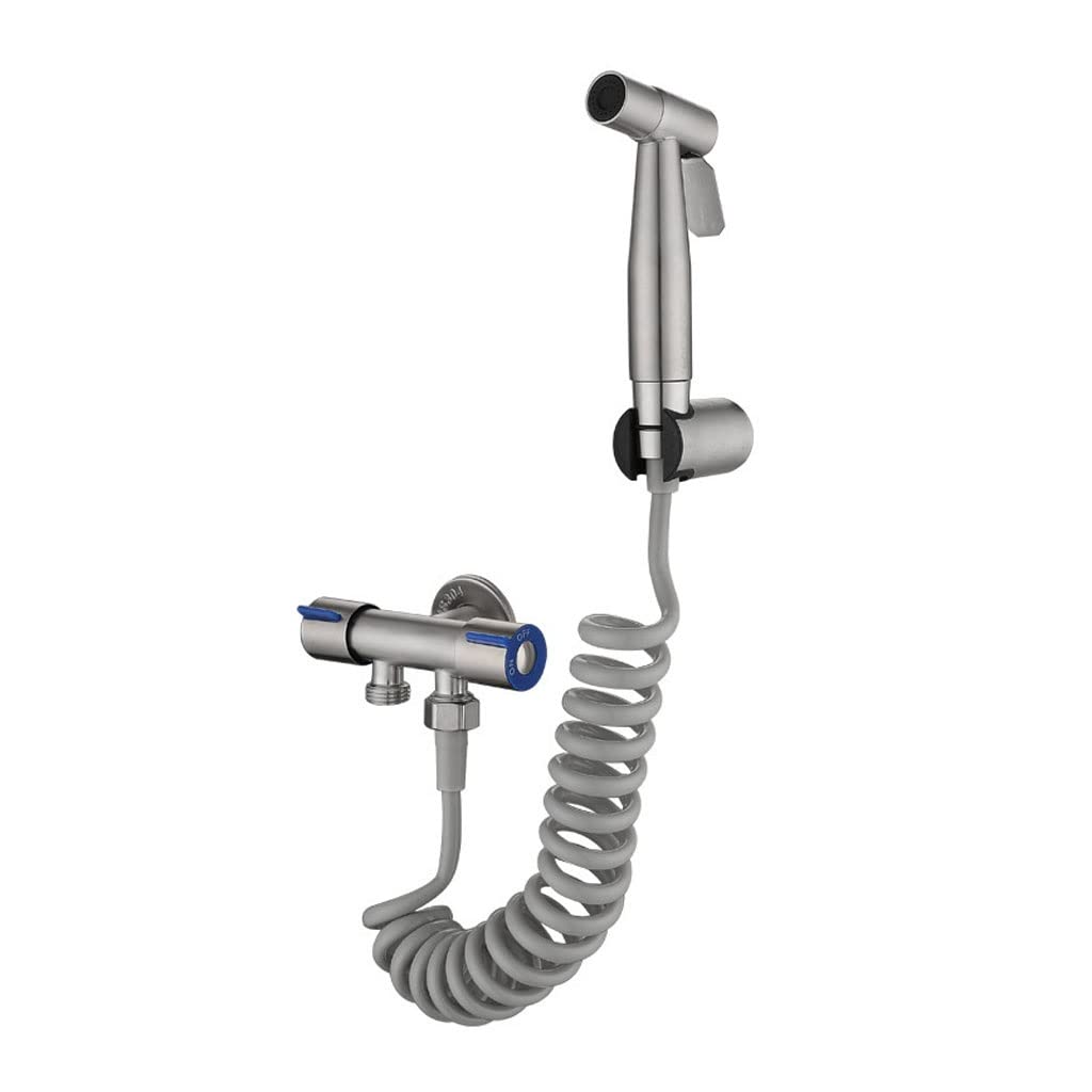 PortablesPrayer ze stali nierdzewnej kranu toalety gainowy zestaw zaworów łazienkowych higieniczny prysznic dla dupa G1/2 LWX