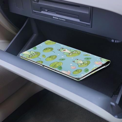Organizador de carro de cuero miniatura 6