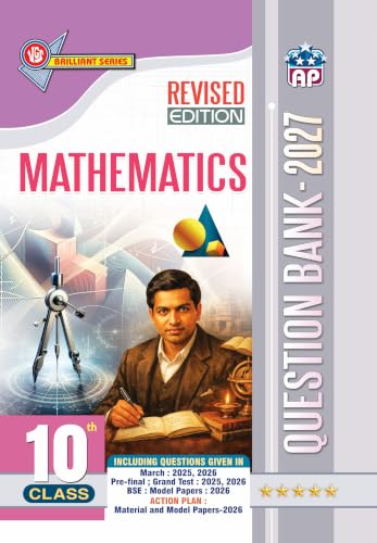 Image of VGS AP Class 10Th Mathematics Question Bank 2027 English Medium (Vgs Brilliant Series)