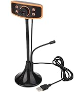HD Webcam, 1080P HD External USB Camera for Desktop Laptop with Microphone, Night Vision, Plug an...