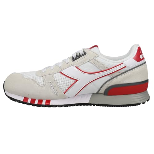 Diadora Mens Titan Lace Up Sneakers Shoes Casual - White - Size 6.5 D