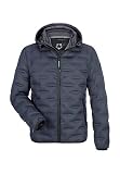 MILESTONE MS-Omega Herren Jacke Daunenjacke Steppjacke mit abnehmbarer Kapuze (as3, numeric, numeric_50, regular, regular, Nachtblau, Regular)
