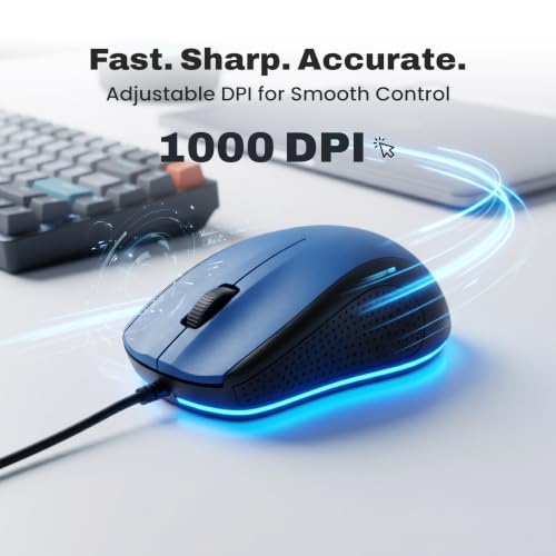 Image of EVM Wired Keyboard Mouse Combo USB | Computer Keyboard and Mouse Combo for Laptop PC | Ergonomic Design | Plug & Play | Smooth Typing & Precise Control | 1 Year Warranty ((EVM-WDKM-513)