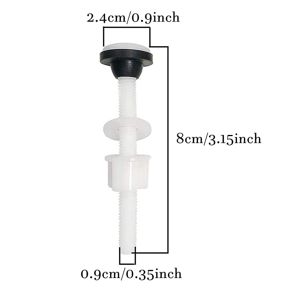 Sourcingmap 8mm draad vierkant gevormde wc-bril scharnier
