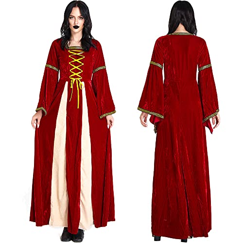 Image of Ulalaza Women's Cosplay Costume Cleopatra Greek Goddess Ancient Roman Warrior Uniform Outfit for Halloween Party