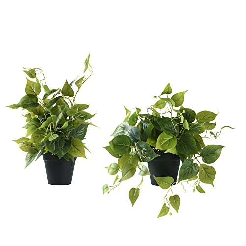 MARTHAIVAN-Fake-Potted-Plants-Artificial-Pothos-Boho-Greenery-Indoor-Faux-Plant-Decor