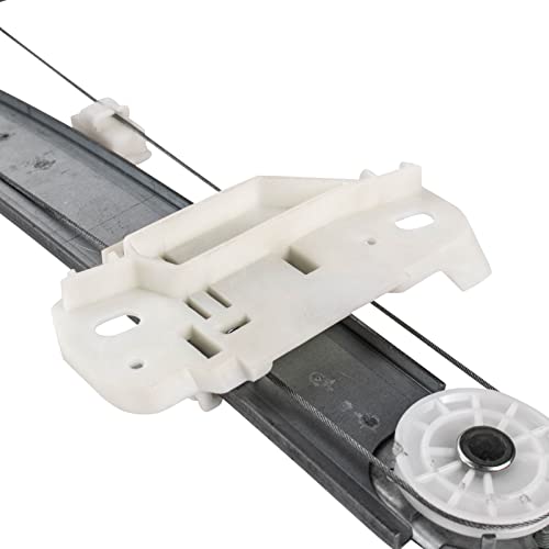 Image of TRQ Rear Passenger Side Power Window Motor and Regulator Assembly Compatible with 2016-2020 Honda Civic Sedan 2017-2020 Civic Hatchback 2021 2019-2021 Insight