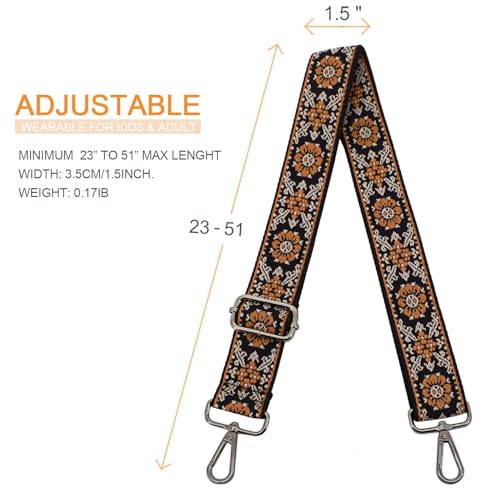 Image of Replacement Purse Strap Shoulder Strap Adjustable Crossbody Strap for Women Crossbody Wide Shoulder Bag