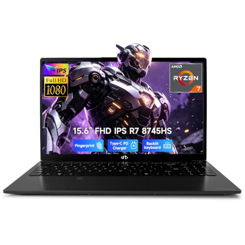 Image of AI Light Gaming-Laptop AMD Ryzen 7 8745HS 16GB DDR5 256GB SSD 2026 Edition