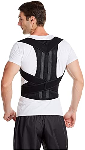 Tophacker Full Back Brace Posture Corrector for Women and Men, Back Braces for Upper and Lower Back Pain Relief, Adjustable Back Support Improve Back Posture and Lumbar Support (Size : X-Large)
