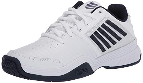 K-Swiss Men's Court Express Tennis Shoe, White/Navy, 7