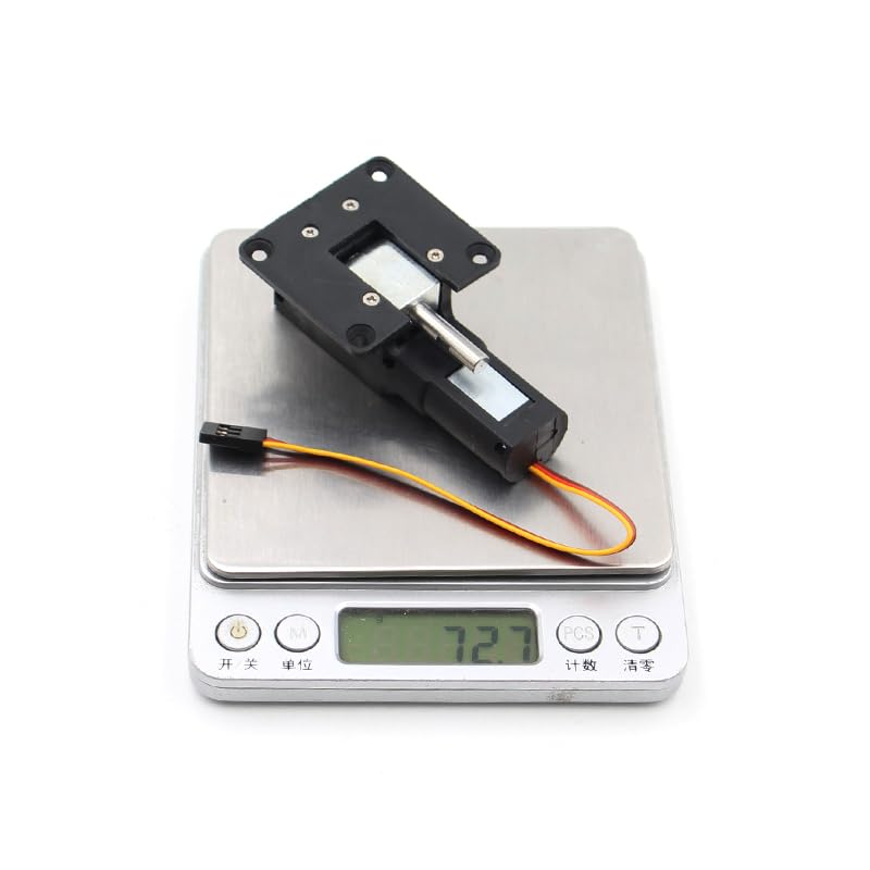 SPARKHOBBY 5KG 55g Tren de Aterrizaje retráctil eléctrico con Dirección de Bloques de Metal para RC 3-5kg FPV Avión dron de ala Fija (1 Juego de 3 Piezas)