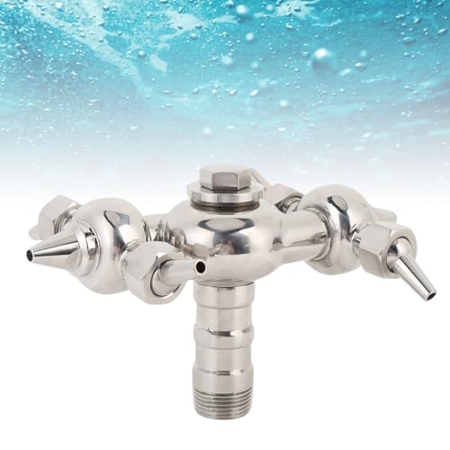 Garosa Bote de Bola de Pulverización de Limpieza Rotativa de 360 ​​grados, Boquilla de Limpieza de Tanques de Rosca Macho DN25 de Acero Inoxidable, Radio de Limpieza de 2,5 M