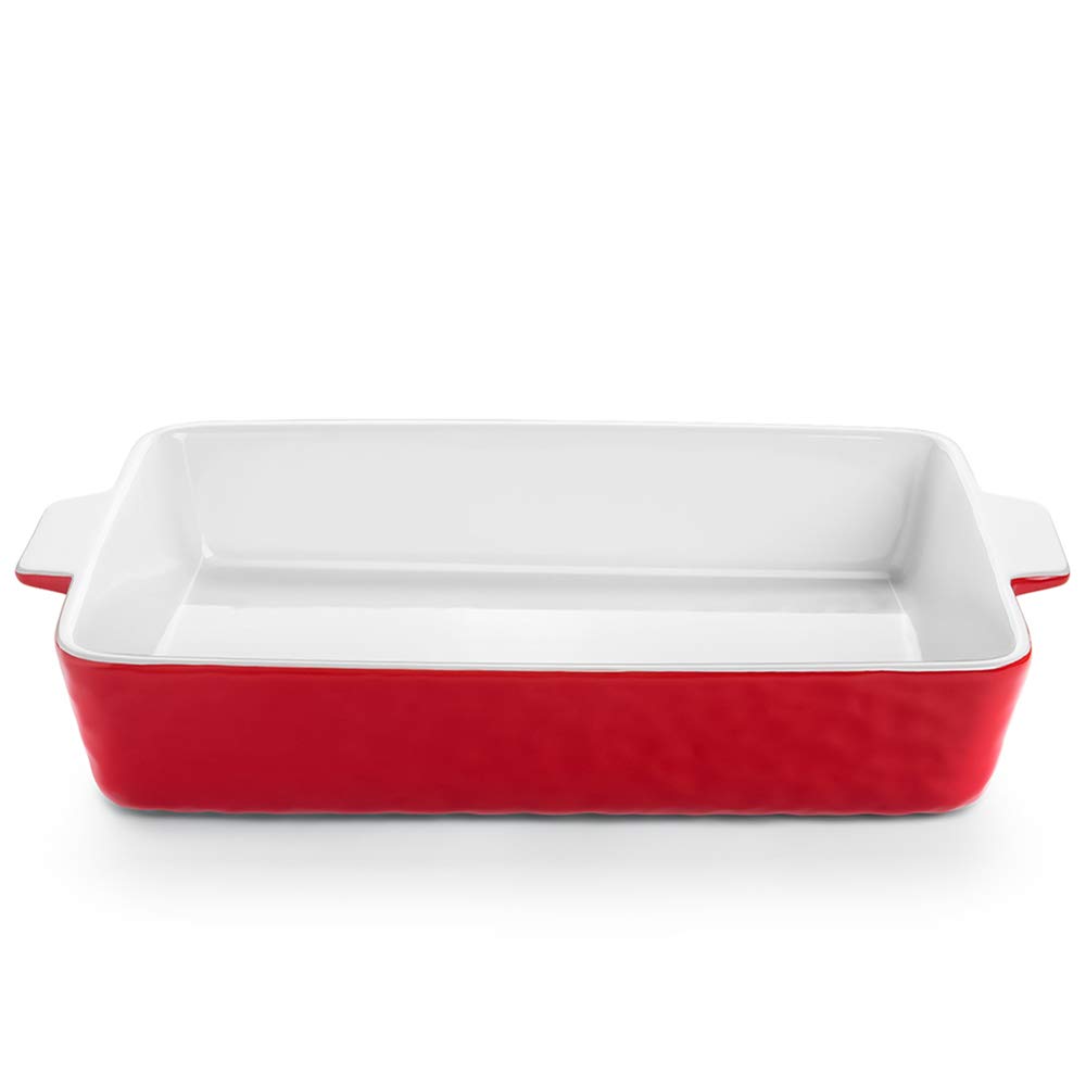 Krokori Baking Dish, Casserole Dish for Oven, Lasagna Pan Deep 9x13 Ceramic Baking Pan Bakeware for Lasagna, Cooking, Kitchen, Cake Dinner, Banquet and Daily Use, Wedding Gift