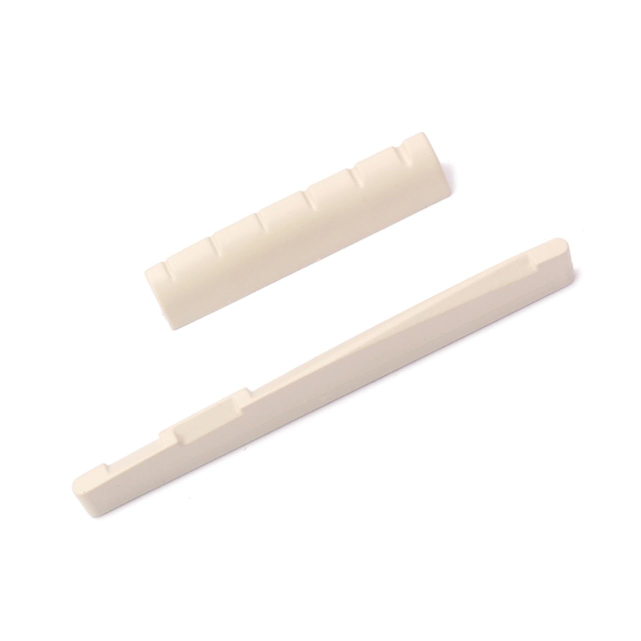 ifundom Guitar Nut and Saddle Kit Bone Replacement for Acoustic Guitar Easy to Cut Saddle and Nut for Improved Playability