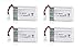 Produktbild YUNIQUE DEUTSCHLAND 4pcs 3.7V 850mAh LiPo-Akkus für Syma X5C X5SW X5SC X5