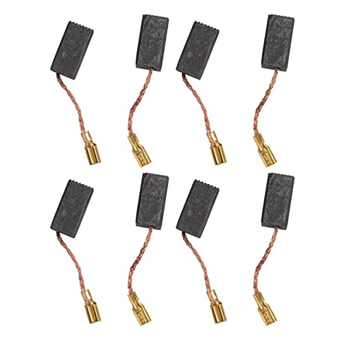 20 Stück Kohlebürsten 5 X 8 X 15 Mm, Funktioniert mit Hoher Zuverlässigkeit bei Hoher Geschwindigkeit, Geeignet Für Elektrische Handbohrmaschinen, Winkelschleifer, Gebläse,