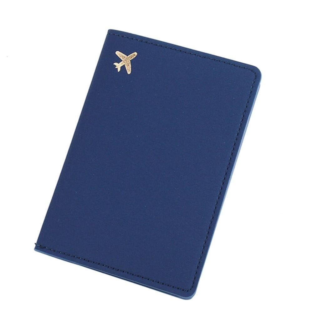Customized & Personalised Leather Men and Women's Passport Cover Holder with Name Charm Engraved Ideal Gift Set for Birthdays, Anniversaries, and Special Occasions (Blue)-image-20