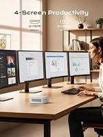 MINISFORUM NAB5R Mini-PC, Intel Core i5-13500H Prozessor (12 Kerne/16 Threads), 16 GB RAM, 512 GB SSD, Dual 2,5G RJ45 LAN, Wi-Fi 6, Bluetooth 5.2, Dual HDMI/für Business,IoT – Ansicht 4