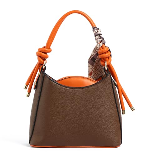 Image of EXOTIC Elara Knot Hobo Shoulder Bag for Women | Textured PU Leather | Detachable Sling Strap | Stylish Everyday Purse