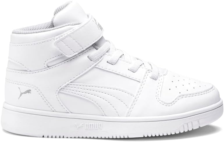 PUMA Toddler Boys Rebound Layup Sl V Slip On Sneakers Shoes Casual – White