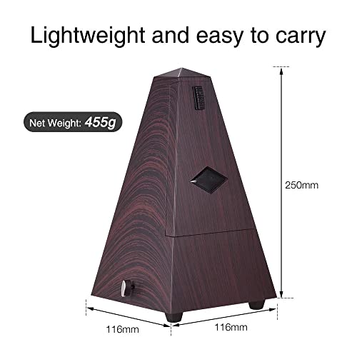 Btuty Métronome mécanique pyramide en ABS pour guitare, violon, piano, basse, instrument de musique pour débutants - Les Beatles, Paul McCartney, John Lennon, RIngo Starr, George Harrison Btuty Métronome mécanique pyramide en ABS pour guitare, violon, piano, basse, instrument de musique pour débutants – Image 7