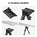Twod Tactical Rifle Bipod Adjustable 6.3- 6.9 inch with Swivel Stud Mount
