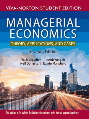 Managerial Economics, 7/e (Viva-Norton Student Edition) Unknown Binding – 1 January 2020