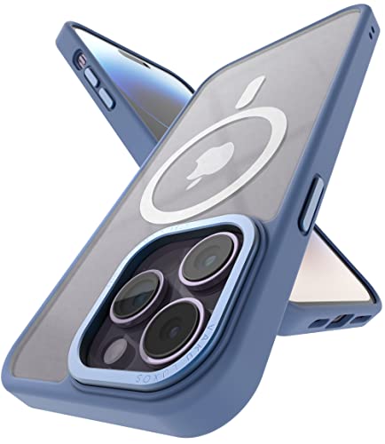 Image of eller sante Trans Armor MagPro for iPhone 14 Pro Case Cover, 6 Feet Drop, Metal Ring Camera Protection, Shockproof, Scratch Resistant, Slim, Compatible with MagSafe Back Cover - Sierra Blue