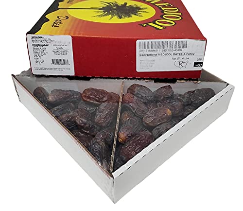 Medjool Dates | Medjool Dates x-fancy (Medjoul) Dates | Fruits of Kings | Medjool conventional || The best dates products for the year 2021 || 4LB.| (1.82kg)