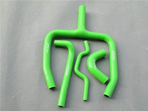 Silicone Radiator Hose Y KIT For Kawasaki KXF250 KX250F 2009-2014 10 2013 (green)