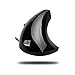 Adesso iMouse E9 Left-Handed Vertical Ergonomic Mouse, Black