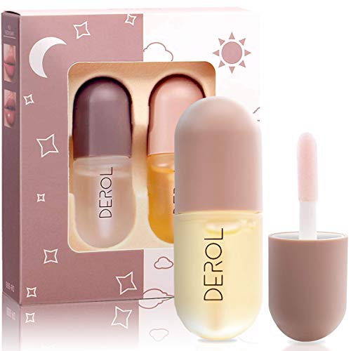 Joruby Lip Plumper Set of 2, Natural Lip Plumper Gloss and Lip Care
