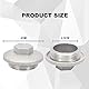 Konuooer Motorölablasskappe Oil Drain Plug Set für Motorroller, O-Ringe + Filter + Feder für 50-150cc GY6 Baotian Benzhou Znen Taotao Motorrad Set Zubehör