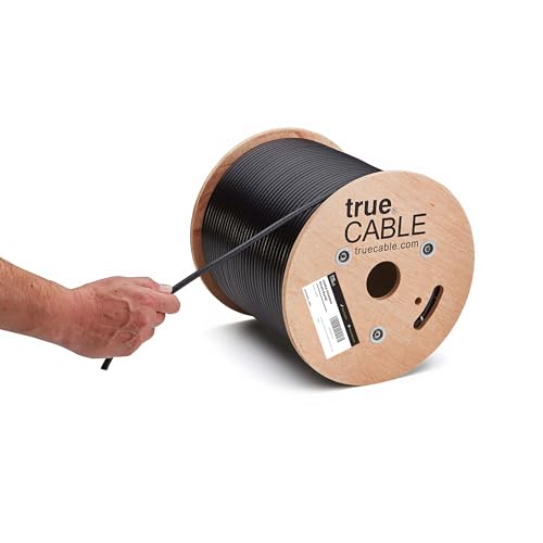 TRUE CABLE 500ft Direct Burial Shielded Cat6A