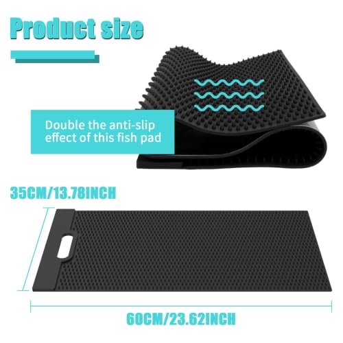 Tabla flexible para filetes de pescado con diseño de puntos y base antideslizante 4