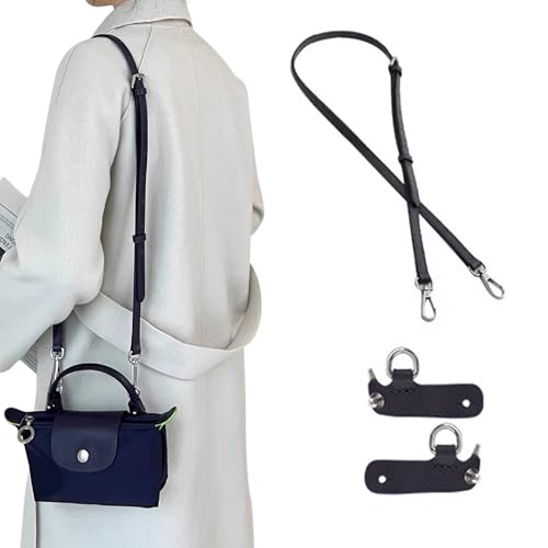 Image of Jiesinlov Leather Bag Shoulder Strap Replacement Crossbody Adjustable Conversion Kit Fit for Mini Pouch