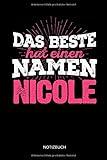 radhose herren kurz ohne polster  Das Beste hat einen Namen - Nicole: Nicole - Lustiges Frauen Namen Notizbuch (liniert). Tolle Muttertag, Namenstag, Weihnachts & Geburtstags Geschenk Idee.