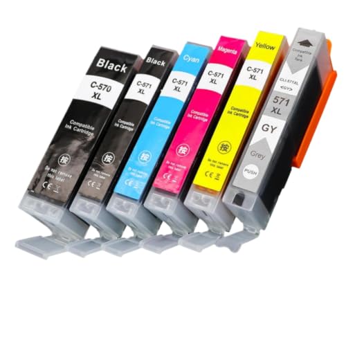 Cartouche d'encre PGI-570 CLI-571 570XL 571XL pour imprimante Canon MG5750 MG6850 TS5050