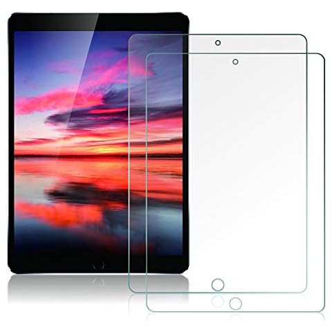 SEVROK 2-Pack Tempered Glass Screen Protector for iPad (9.7-Inch,2018/2017 Model,6th/5th Generation),iPad Air 1, iPad Air 2, iPad Pro 9.7-Inch, Apple Pencil Compatible, Case Friendly Cover