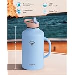Topre 64 oz Insulated Water Bottle Stainless Steel with Large Side Handle - Image 5