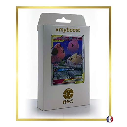 Togepi, Mélo et Toudoudou-GX (Togepi & Cleffa & Igglybuff-GX) 143/236 - Myboost X Soleil & Lune 12 Eclipse Cosmique - Box med 10 franska Pokémon-kort