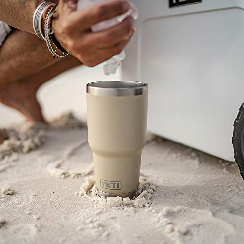 Image of YETI Rambler 30 oz Stainless Steel Vacuum Insulated Tumbler w /MagSlider Lid, Sand