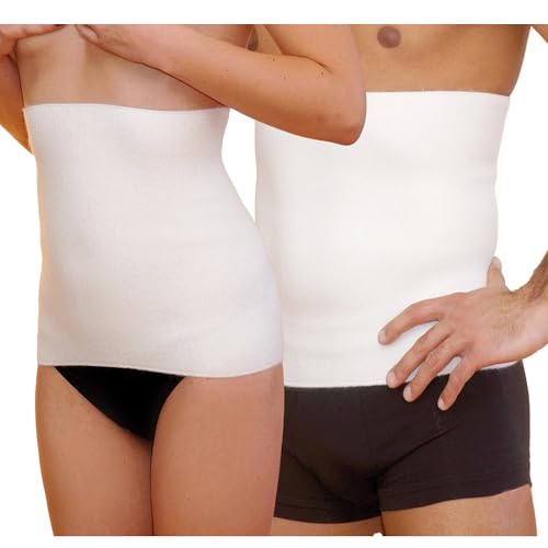 Faja de lana 26 % calmante para mujer y hombre, fabricada en Italia – Faja ortopédica unisex – Faja lumbar – Faja lumbar para hombre y mujer dolor de espalda – Soporte y apoyo espalda (XS) - imagen 2