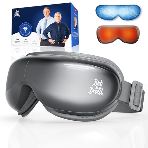 Image of BOB AND BRAD Eye Massager with Heat and Cooling, FSA Eligible HSA, EyeOasis 3 Eye Massager for Migraine, Heated Eye Mask for Dry Eye Headache Relief Sleep Improve, Birthday Gifts for Women Men Husband