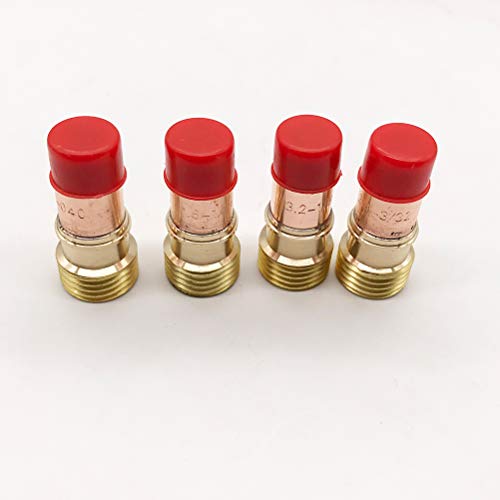 ULTECHVO Kit de copo de vidro Pyrex com 49 peças WP-17/18/26 TIG