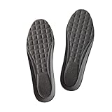 Comfortable U-Heel Insoles for Men, Breathable Shock-Absorbing Work Shoe Footpads for Casual Sports Shoes(40)