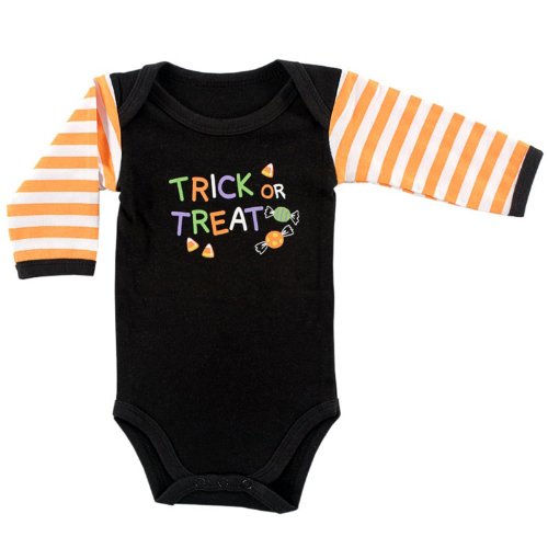 Luvable Friends Halloween Bodysuit, TrickorTreat, 0-3