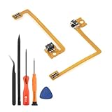 L/R Shoulder Button Flex Cable for Nintendo 3DS XL/LL Left Right Shoulder Button Ribbon Key Flex Cable Replacement Accessories Parts with Repair Tools