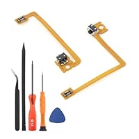 L/R Shoulder Button Flex Cable for Nintendo 3DS XL/LL Left Right Shoulder Button Ribbon Key Flex Cable Replacement Accessories Parts with Repair Tools